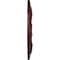 Ekena Millwork Rose Ceiling Medallion (Fits Canopies up to 13 1/2"), 33 7/8"OD x 2 3/8"P, Brushed Mahogany CM33ROBMF - alternate 3